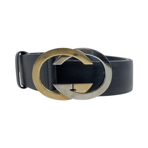 Gucci Interlocking G Leather Belt - Picture 1 of 10